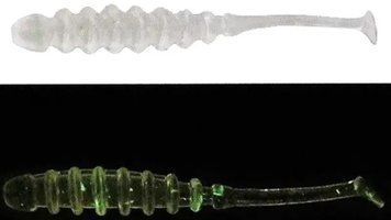 Силикон Jackall Tidebeat 1.5&rdquo; Clear Glow Crush (10шт/уп) 16993286 фото