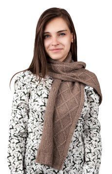 Шарф Habsburg Olivia Light brown 85949 фото