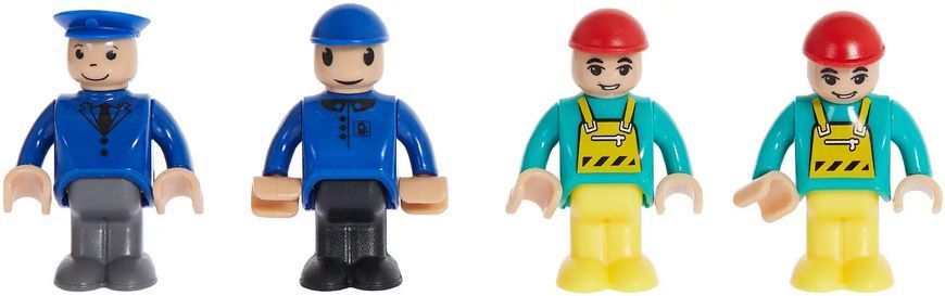 Конструктор ZIPP Toys "Потяг DF5 1391 з рельсами". Колір: червоний 36293 фото