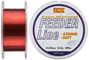 Волосінь Brain Feeder 300 m 0,223 mm #1.7 64159 фото
