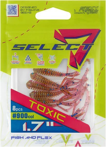 Силикон Select Toxic 1.7" #900 FE (8 шт/уп) 18708743 фото