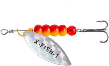 Блесна X-Fish Trophy №1 7g Silver rainbow 2259961 фото
