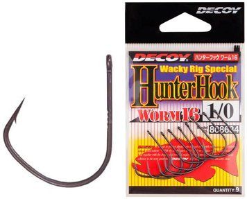 Гачок Decoy Worm16 Hunter Hook #1 (9 шт/уп) 15620805 фото