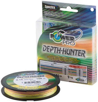 Шнур Power Pro Depth-Hunter (Multi Color) 1600m 0.19mm 28.6lb/13.0kg 8760 фото