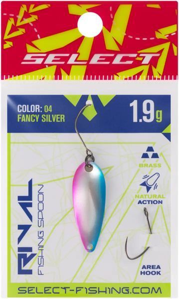 Блешня Select Rival 1.9g 30mm #04 Fancy Silver 20025632 фото