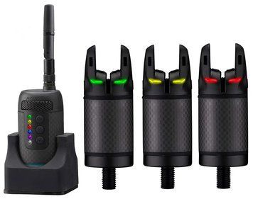 Набор сигнализаторов Prologic K3 Bite Alarm Set 3+1 (Green,Yellow,Red) 20673 фото