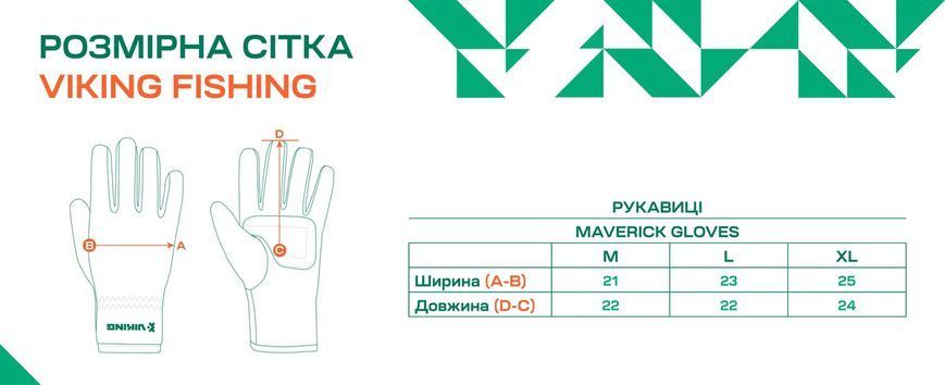 Рукавички Viking Fishing Maverick Gloves XL (fleece) classic Grey-graphite 847853 фото