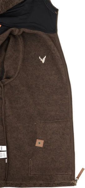 Куртка Orbis Textil Herrenjacke Strick-Fleece 418000-69 3XL Темно коричневий 81276 фото