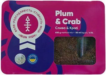 Метод Мікс Iron Fish Method Mix/Liquid Plum/Crab 50ml/450g 65910066 фото