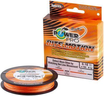 Шнур Power Pro Bite Motion (Orange Black) 150m 0.06mm 6.5lb/3.0kg 8854 фото