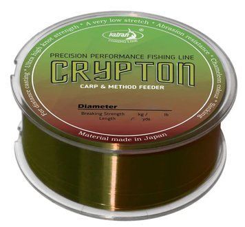Волосінь Katran Crypton Carp & Method Feeder 300m (green-red) 0.215mm 8.85lb/4.01kg 35000149 фото