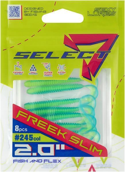 Силікон Select Freek Slim 2" #245 FE (8 шт/уп) 18708447 фото