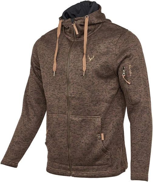 Куртка Orbis Textil Herrenjacke Strick-Fleece 418000-69 3XL Темно коричневий 81276 фото