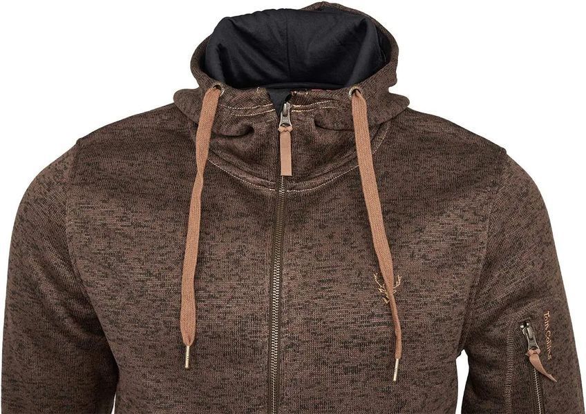 Куртка Orbis Textil Herrenjacke Strick-Fleece 418000-69 3XL Темно коричневий 81276 фото