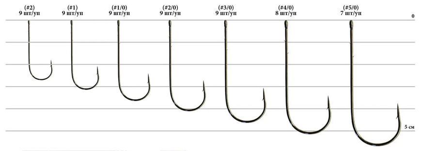 Гачок Decoy Worm4 Strong Wire #1/0 (9 шт/уп) 15620256 фото