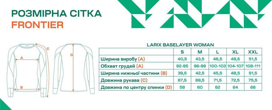 Термокофта Frontier Larix S merino/bamboo Mint 1480069 фото