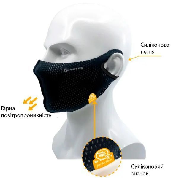 Маска Inuteq Headcool Mask S/M Black 27849 фото