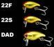 Воблер Jackall Area Man Crank Dad 28mm 2.0g HL Silver & Black 16993238 фото 3