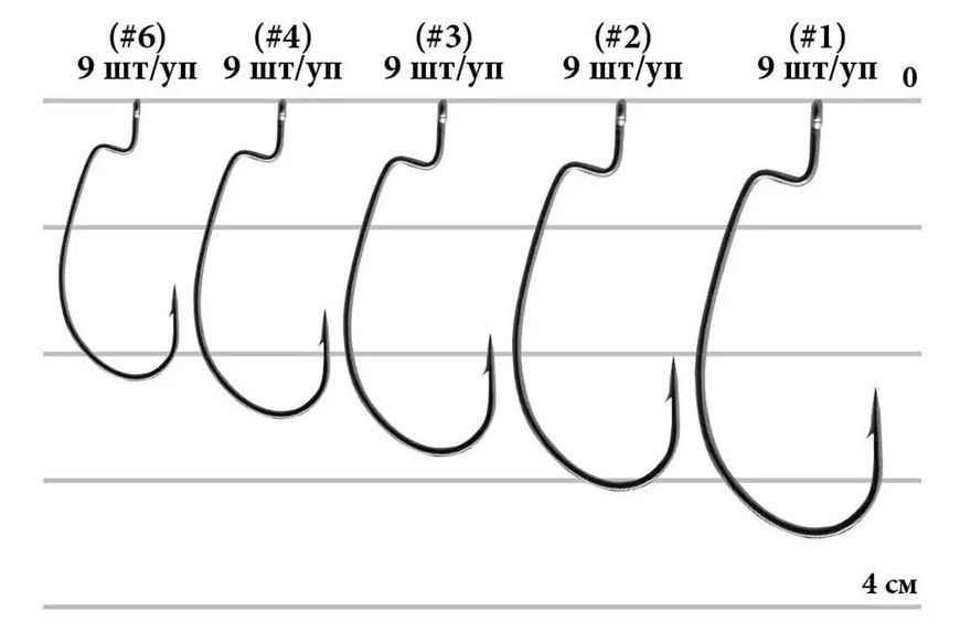 Крючок Decoy Worm19 S.S. Hook #10 (10 шт/уп) 15620258 фото