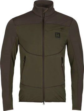 Флисовая кофта Harkila Olaf M Willow green/Shadow grey 729853 фото
