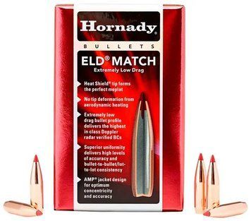 Пуля Hornady ELD Match кал. 6.5 мм масса 140 гр (9.1 г) 100 шт 22059 фото