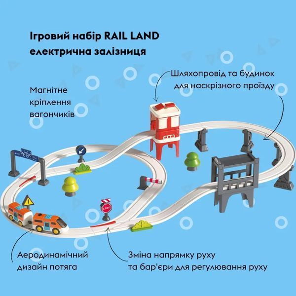Ігровий набір OTAMANKO RAIL LAND електрична залізна дорога 5320289 фото