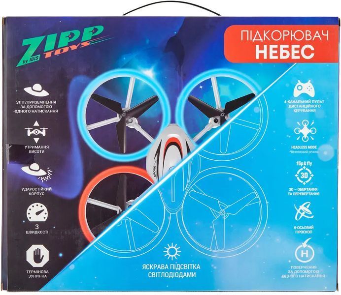 Квадрокоптер ZIPP Toys "Підкорювач небес" з додатковим акумулятором 36343 фото