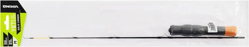 Вудка зимова Viking Fishing Yeti Ice Rod Solid Carbon 55cm M 25g 19190556 фото