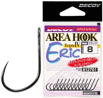 Крючок Decoy Area Hook IV Eric 10, 12 шт/уп 15620161 фото