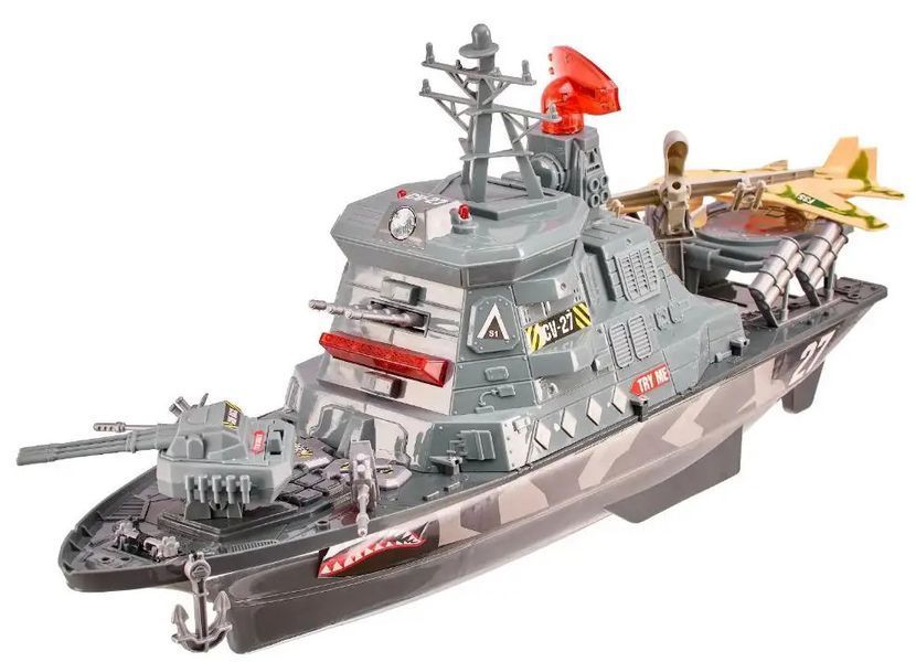Ігровий набір ZIPP Toys Військовий корабель 5320371 фото