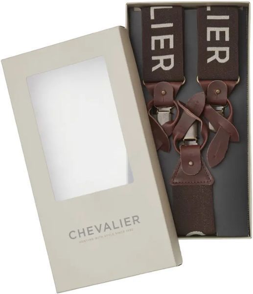 Підтяжки Chevalier Logo Suspenders One size Brown 14648089 фото