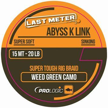 Поводковый материал Prologic Abyss K Link 15m 40lbs 20158 фото