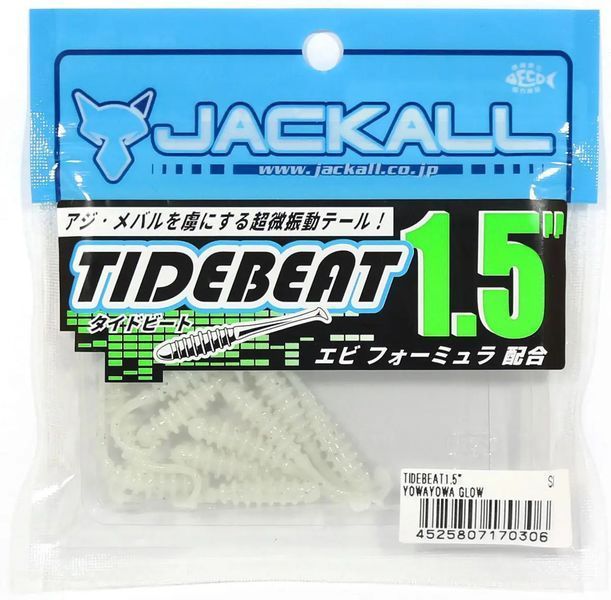 Силікон Jackall Tidebeat 1.5&rdquo; Yowayowa Glow (10шт/уп) 16993288 фото