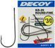 Гачок Decoy KR-29 Worm Round-Fine #1/0 (5 шт/уп) 15620411 фото 1