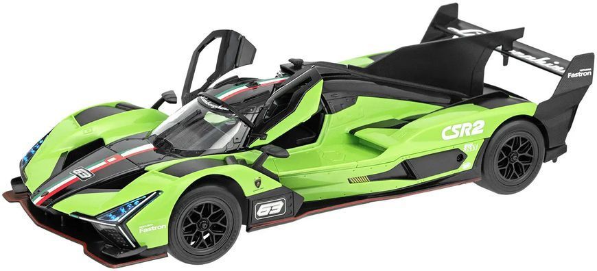 Машинка Rastar Lamborghini SC63 LMDH 1:14 Зелений 10628987 фото