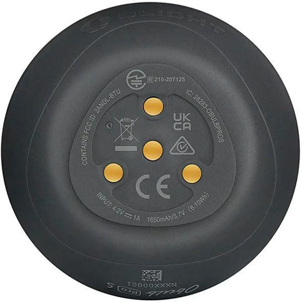 Фонарь кемпинговый Olight Obulb Pro S. Black 23704076 фото