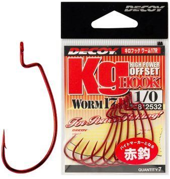 Крючок Decoy Worm17R Kg Hook R #2 (7 шт/уп) 15620865 фото