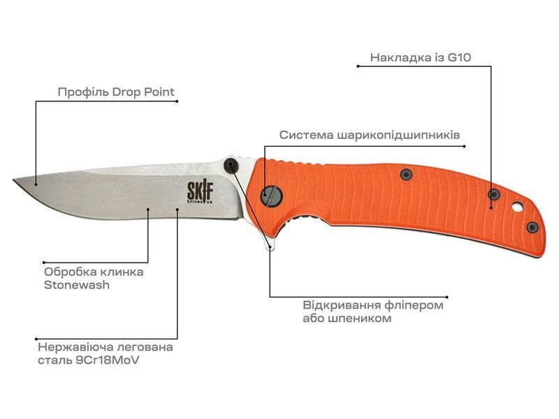 Ніж Skif Urbanite II SW Orange 189621 фото