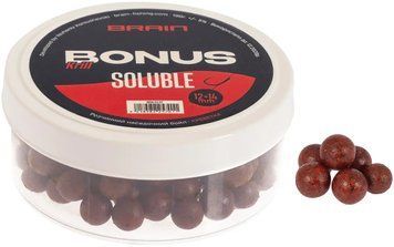 Бойли розчинні Brain Bonus Krill (креветка) 12+14mm 190g 18582257 фото
