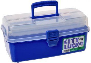 Ящик Meiho New City Luck 65 Tackle Box 348x181x165mm Blue 17911060 фото