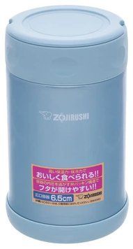 Пищевой термоконтейнер ZOJIRUSHI SW-EAE50AB 0.5 л Pale Blue 164771 фото