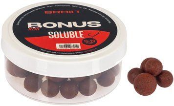Бойли розчинні Brain Bonus Krill (креветка) 16+20mm 190g 18582263 фото