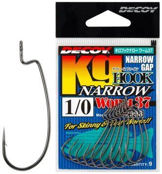 Крючок Decoy Worm37 Kg Hook Narrow #2 (9 шт/уп) 15620882 фото