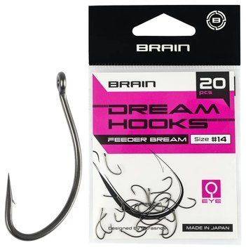Гачок Brain Dream Hooks Feeder Bream #14 (20шт/уп) 18585558 фото