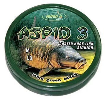 Поводковый материал Katran Coated Braided Hook Links Aspid 3 10m 25lb 35000106 фото