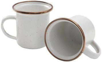 Набір чашок Barebones Espresso Cup/Enamel/Set 2 шт Egg Shell 40480041 фото