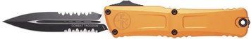 Нож Microtech Combat Troodon GEN III D/E Black Orange Полусеррейтор 14090916 фото