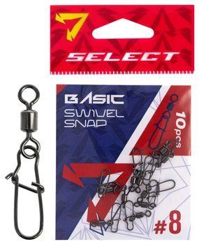 Вертлюжок з застібкою Select Basic Swivel Snap #8 (10 шт/уп) 18707549 фото