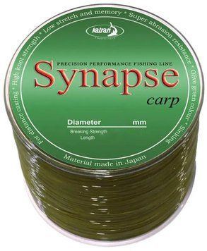 Леска Katran Synapse Carp 1000m (olive) 0.371mm 22.35lb/10.14kg 35000093 фото