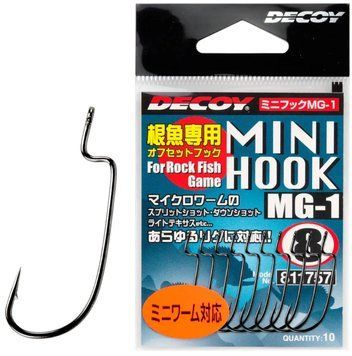 Крючок Decoy Mini Hook MG-1 #8 (10 шт/уп) 15620017 фото